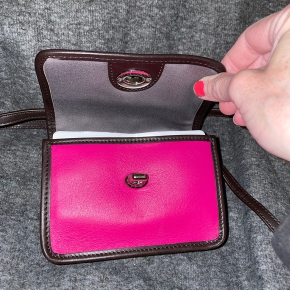 Coach Bags Black Friday Dealnwt Coach Small Pinkblack Trim